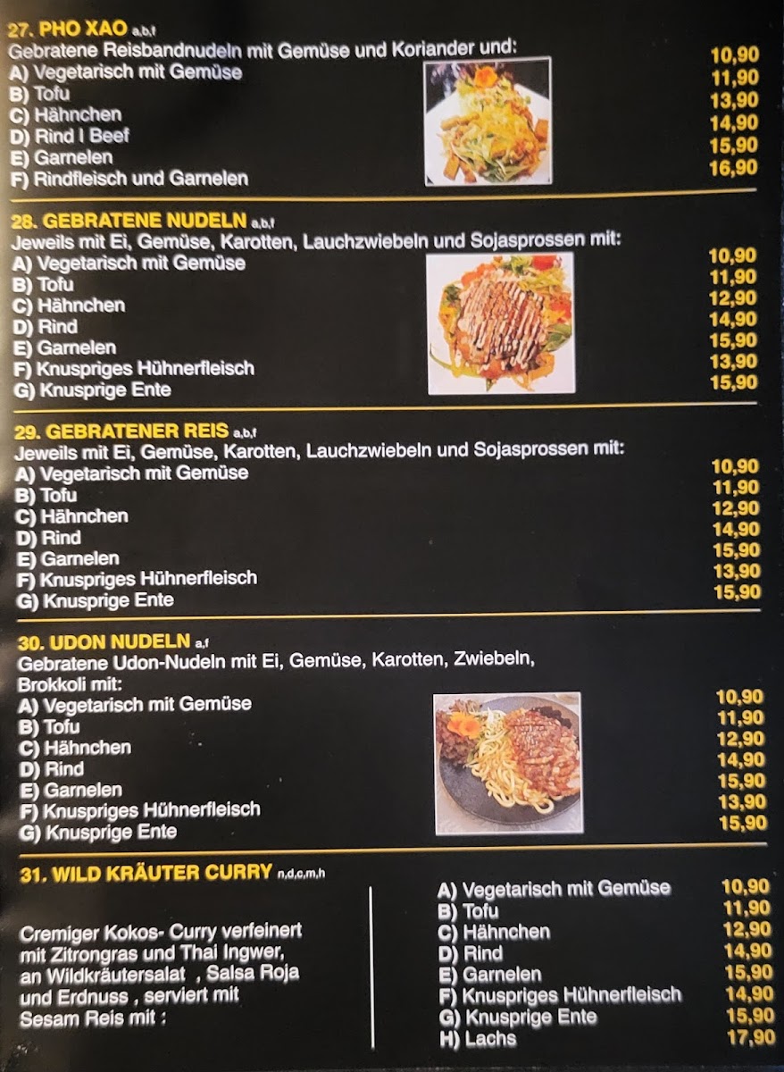 Papavy Restaurant Dahn Photo Menu 2