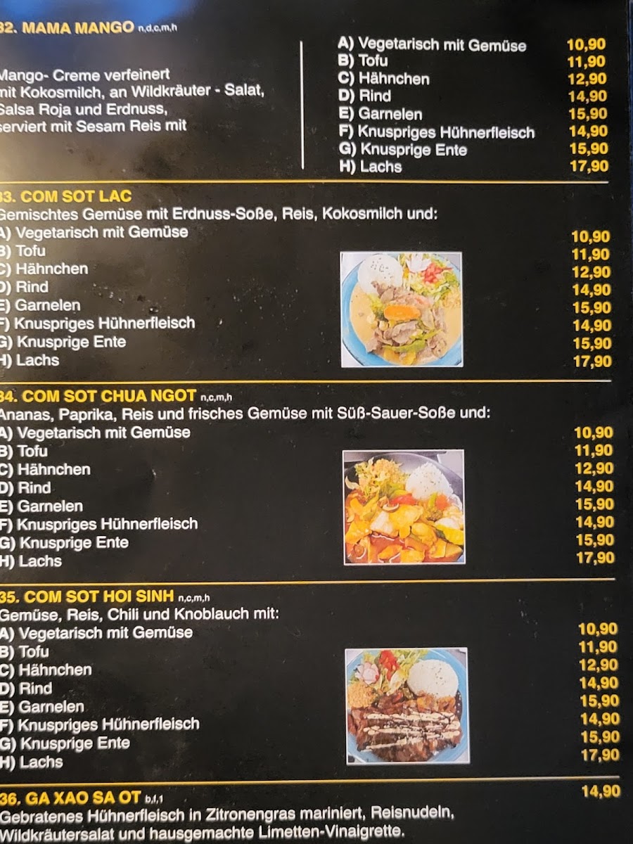 Papavy Restaurant Dahn Photo Menu 4