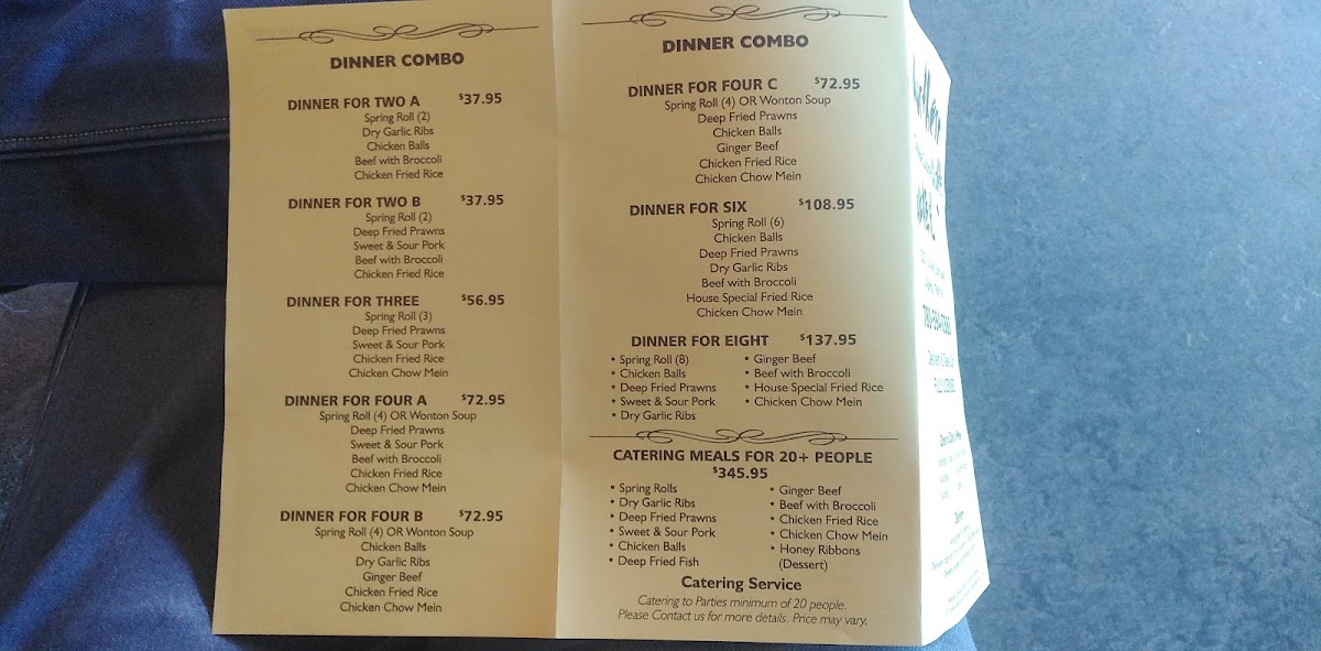 Northern Lights Chinese Cuisine Photo Menu 3