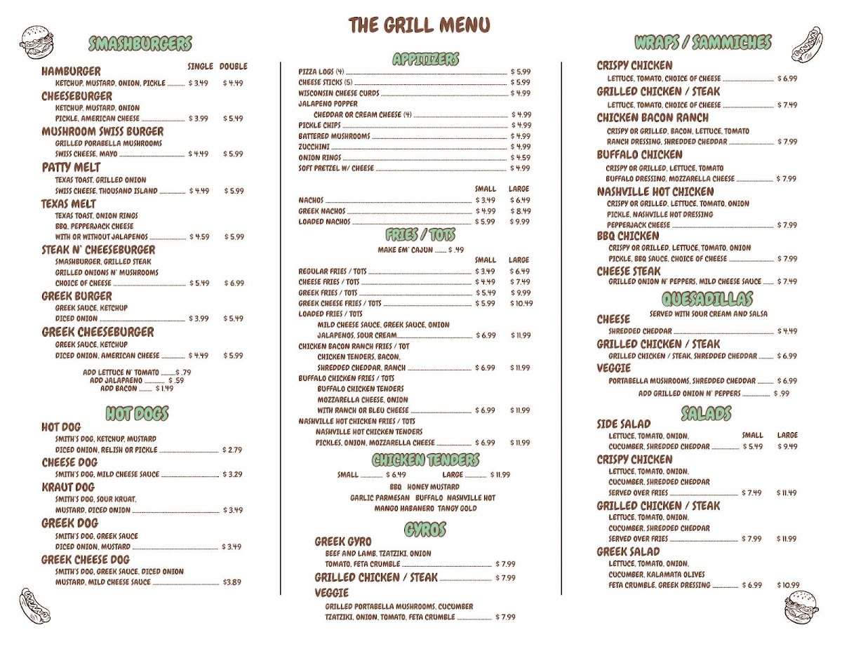 Good Times Grill N’ Chill Photo Menu 1