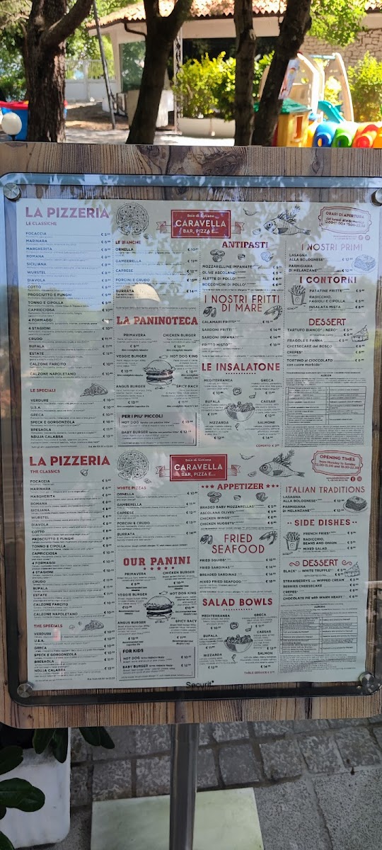 Caravella Bar, Pizza &.... Photo Menu 5