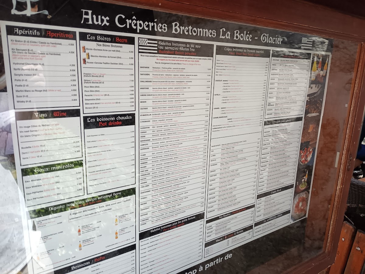 Aux Crêperies Bretonnes La Bolée Photo Menu 7