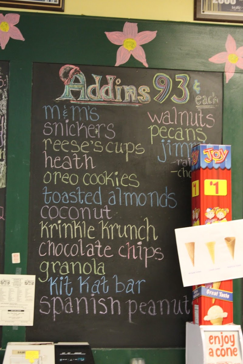 Dave & Andy's Homemade Ice Cream Photo Menu 9