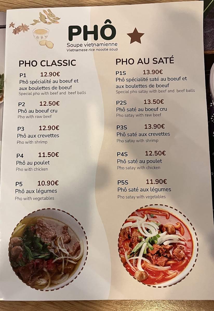Ma cantine Viet Photo Menu 1