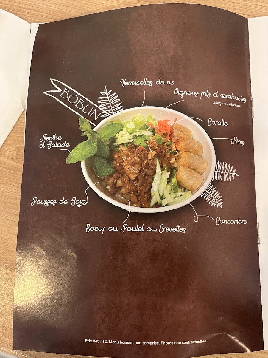 Ma cantine Viet Photo Menu 10