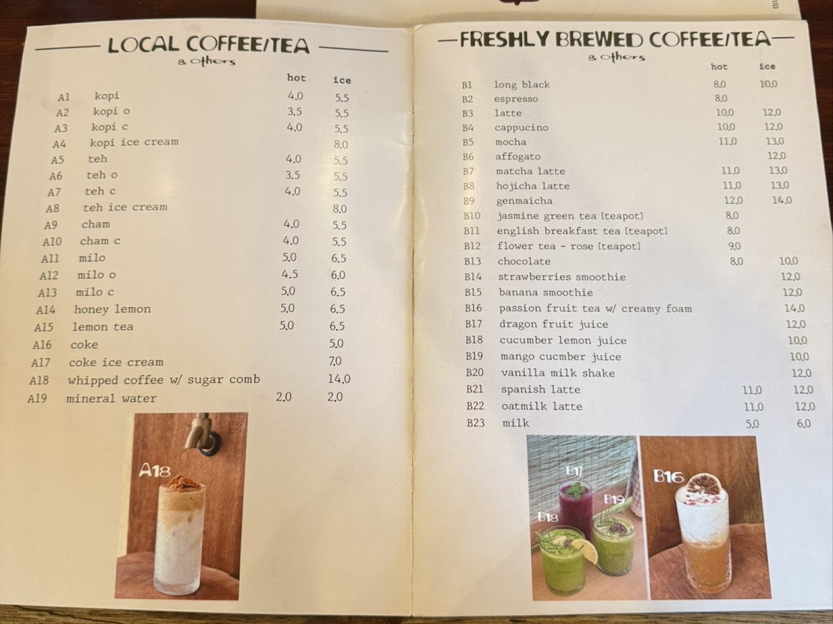 Feelin cafe Photo Menu 1