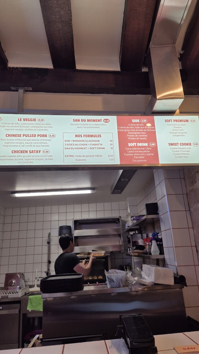 San Sandwicherie Photo Menu 4
