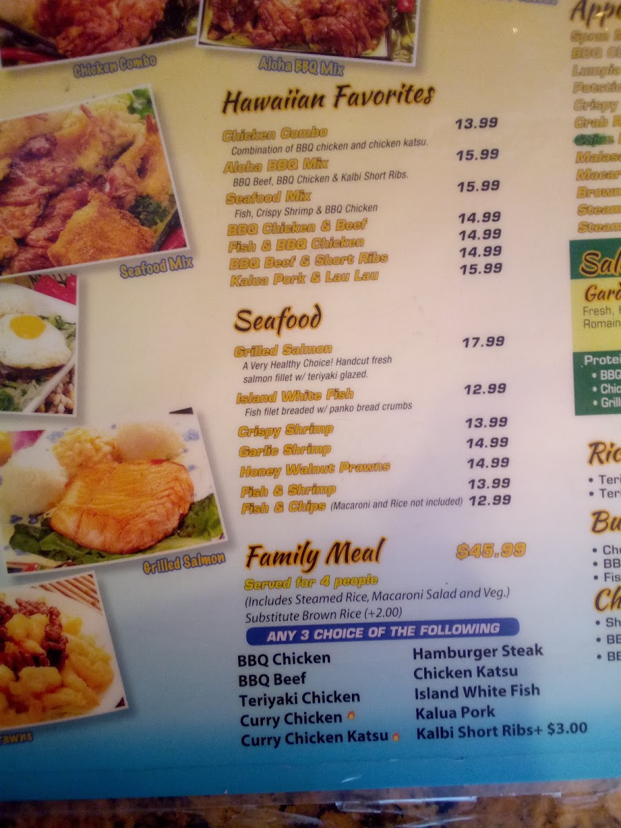 Hawaiian Grill Express Photo Menu 8