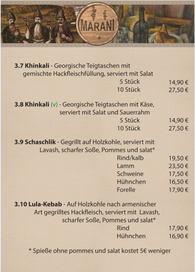 MARANI Photo Menu 3