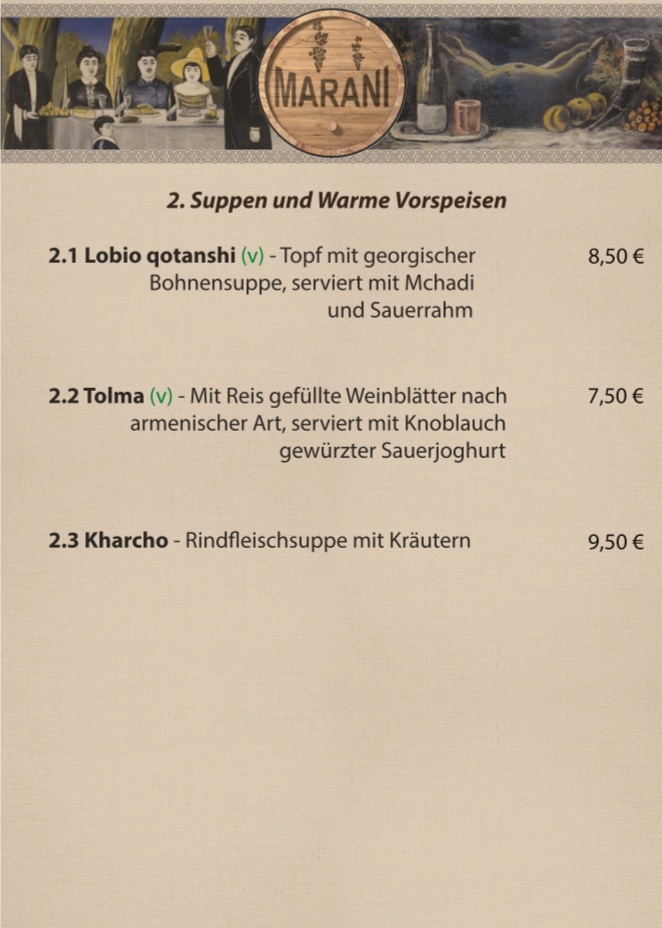 MARANI Photo Menu 6