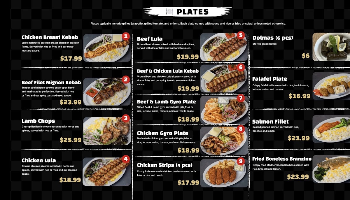 Sierra Grill House Photo Menu 1