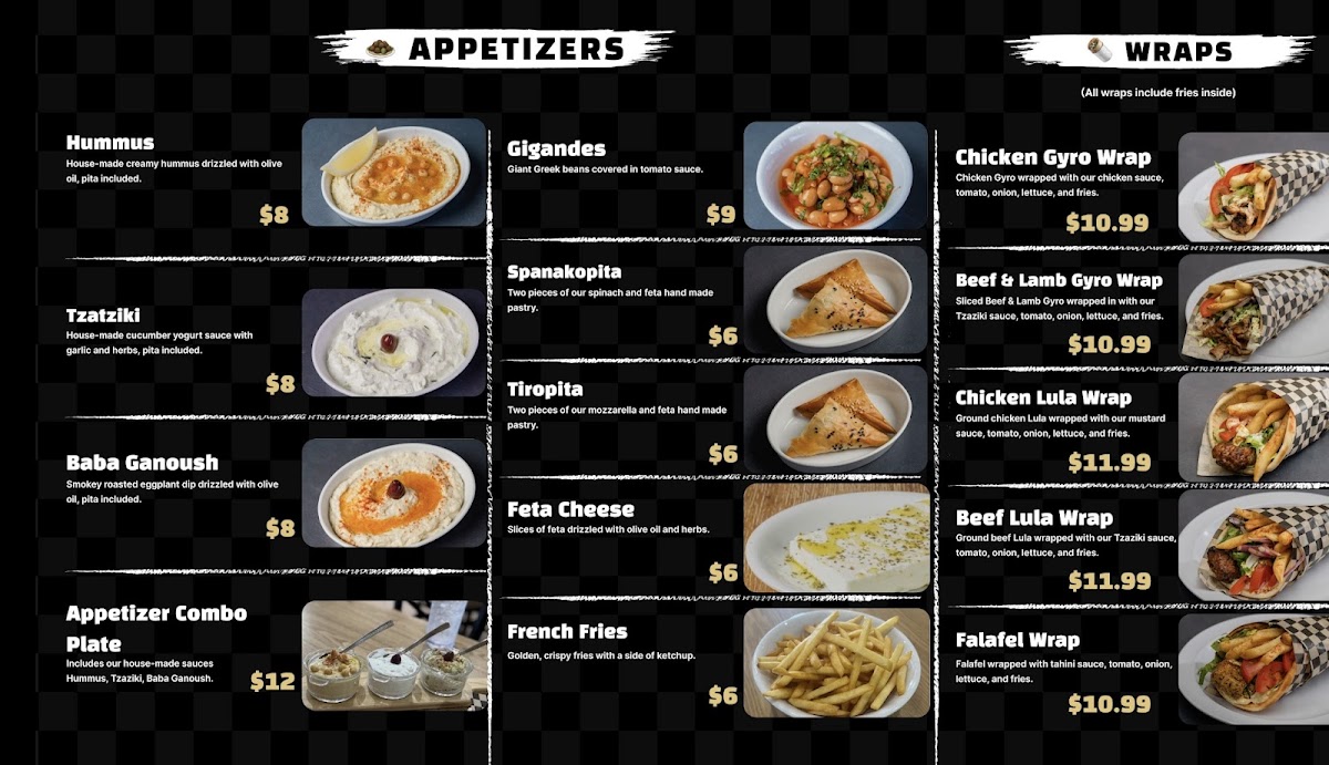 Sierra Grill House Photo Menu 2