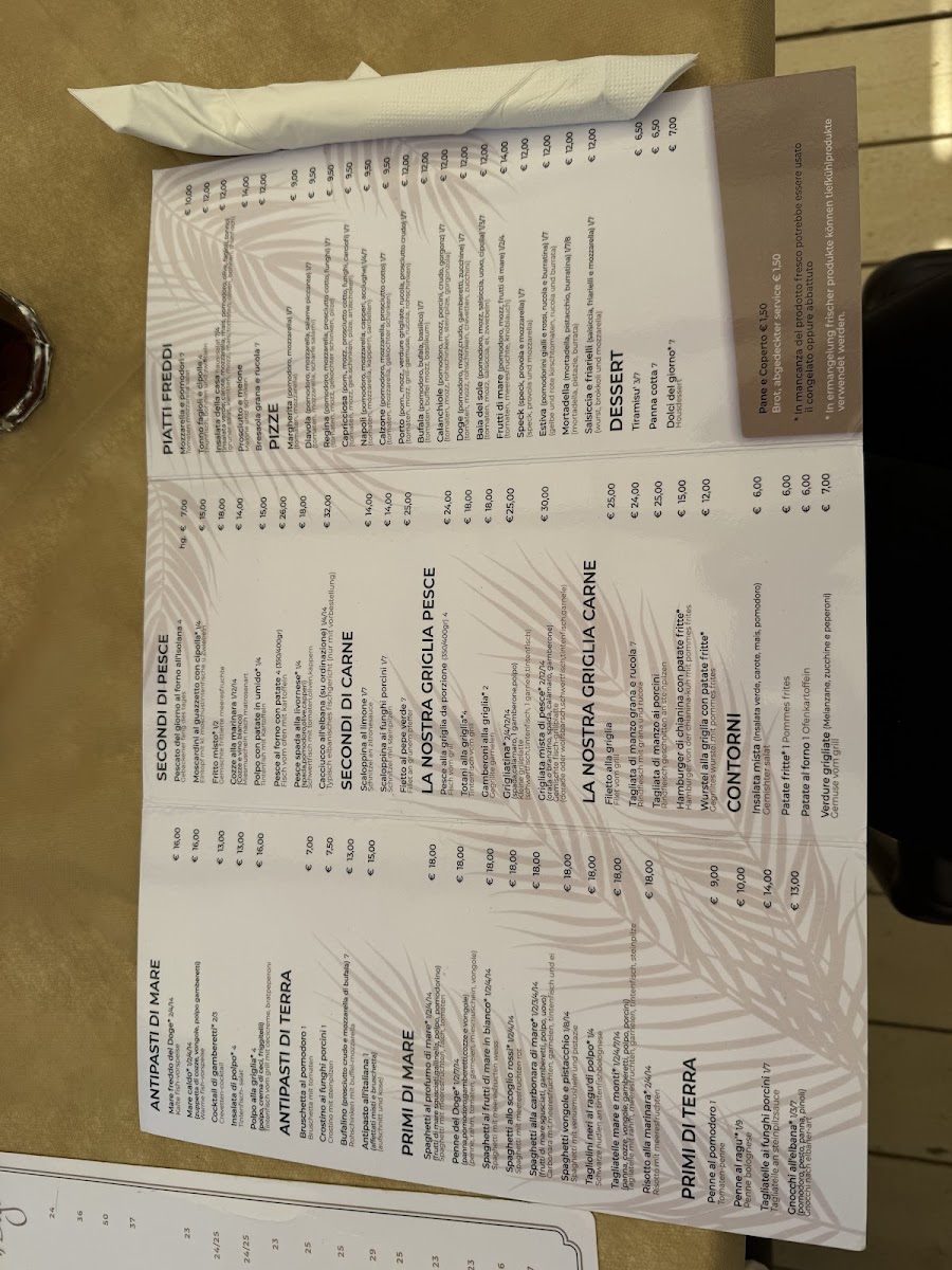 Ristorante IL DOGE - Capoliveri Photo Menu 3