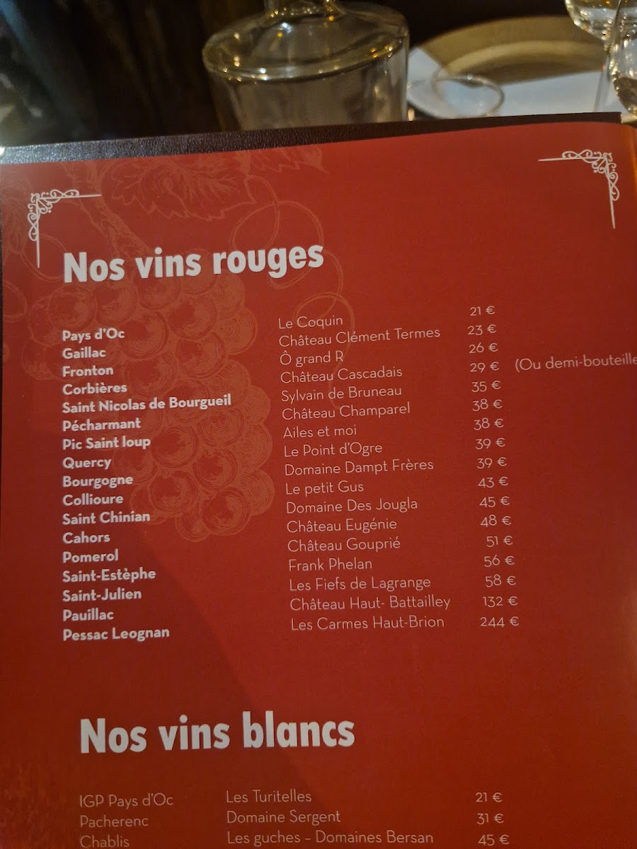 Le Point D'ogre Photo Menu 3