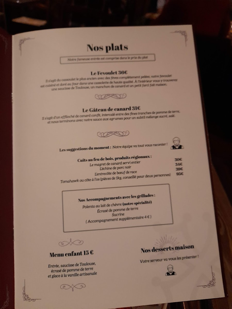 Le Point D'ogre Photo Menu 4