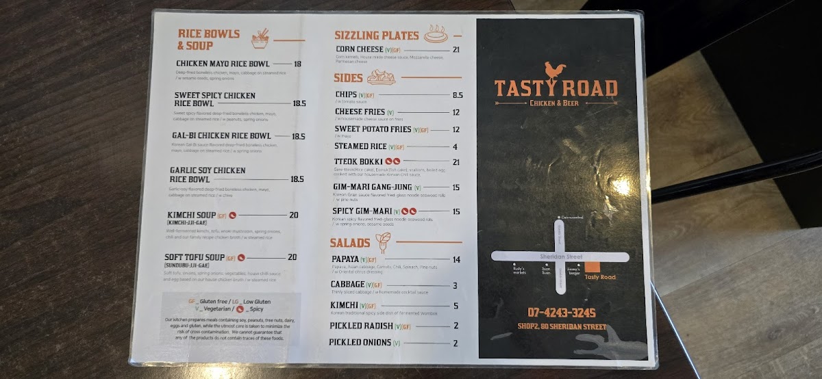 Tasty Road Photo Menu 7