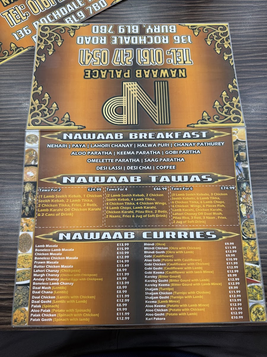 Nawaab Palace Photo Menu 3