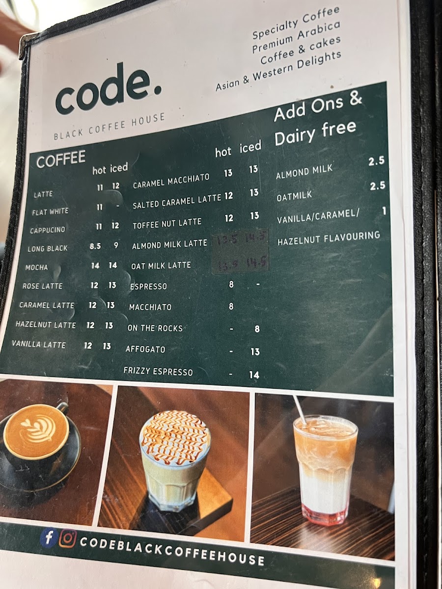 At Vaan’s Specialty Coffee & Kitchen Photo Menu 8