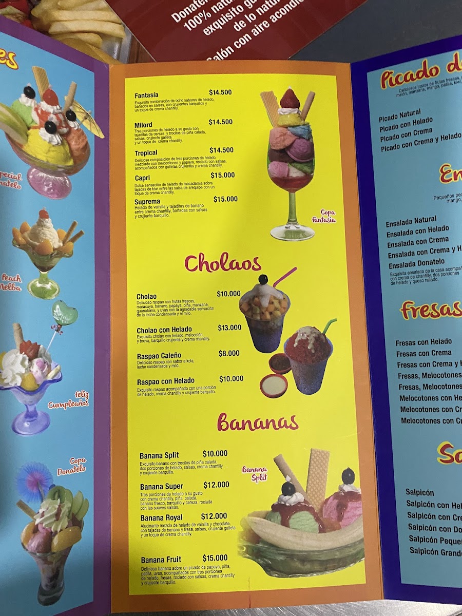 Heladeria Donatelo Photo Menu 4