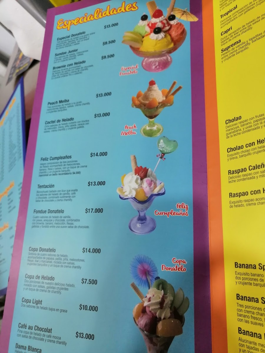 Heladeria Donatelo Photo Menu 9