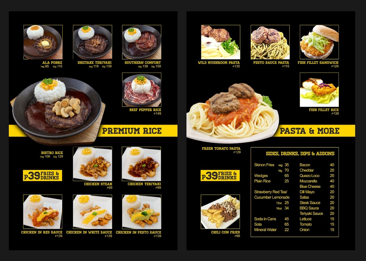 BBB Alabang Northgate (Big Better Burgers) & Moonleaf Alabang Photo Menu 3
