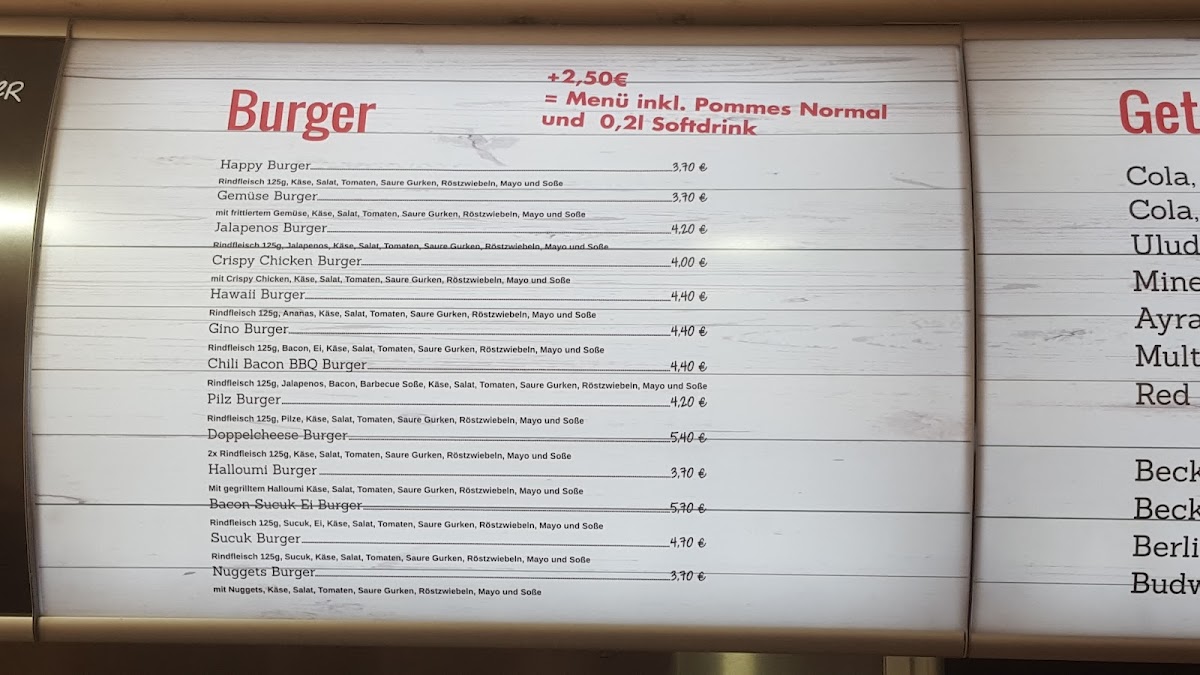 Chico's Döner und Burger Photo Menu 10