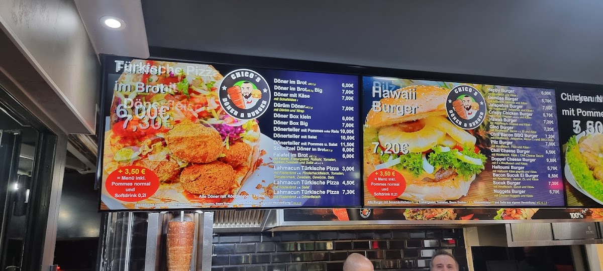 Chico's Döner und Burger Photo Menu 3