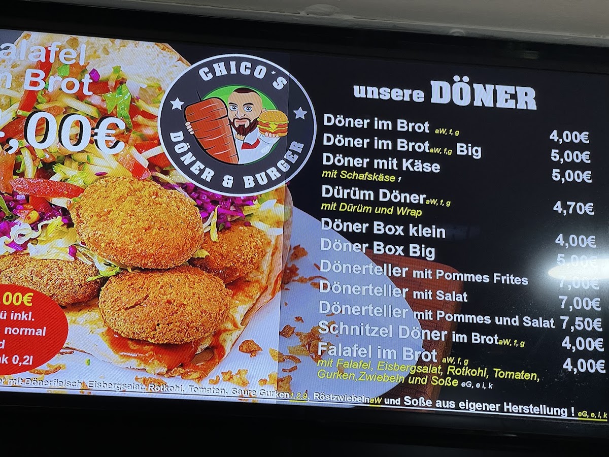 Chico's Döner und Burger Photo Menu 7