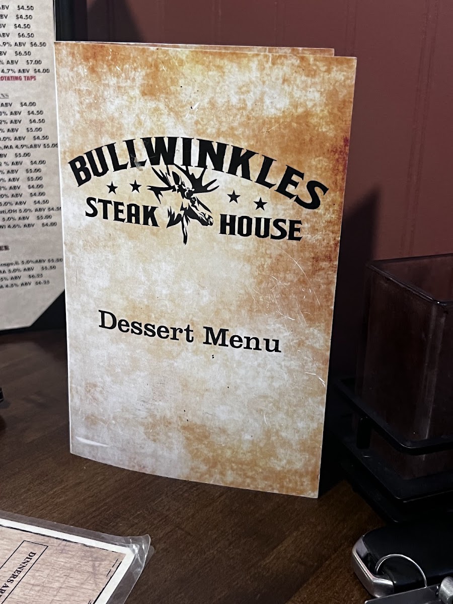 Bullwinkle's Steak House Photo Menu 4