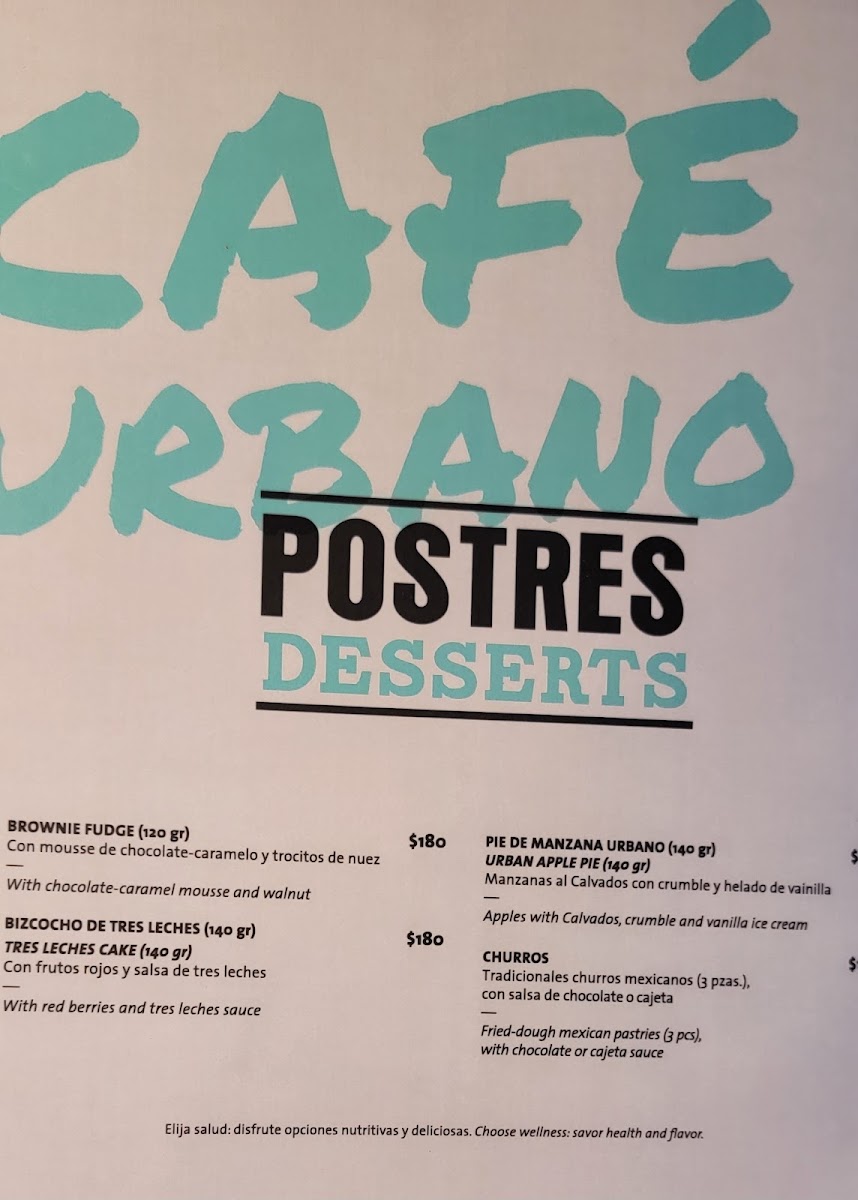Cafe Urbano Restaurante Photo Menu 8