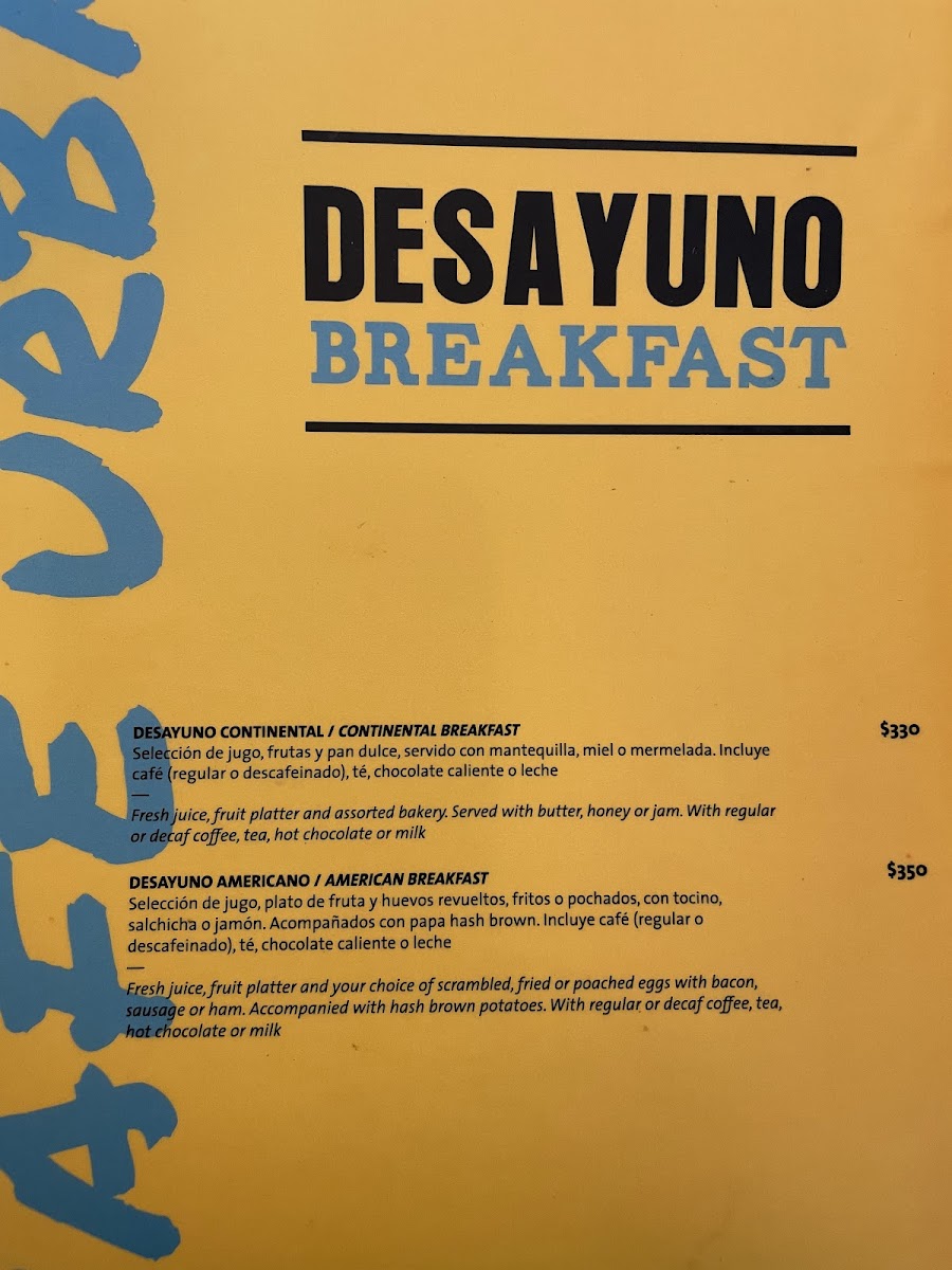 Cafe Urbano Restaurante Photo Menu 9