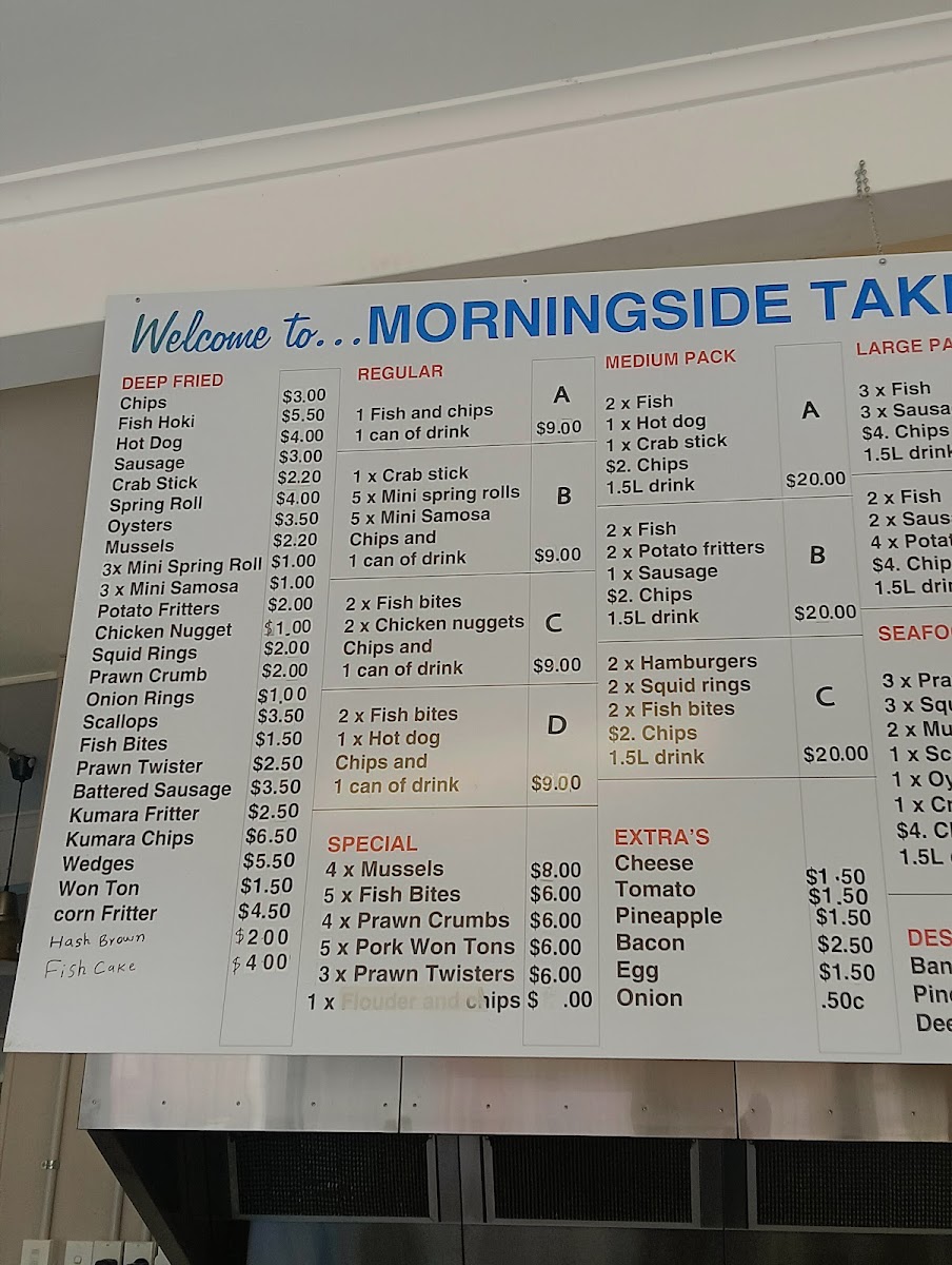 Morningside Fish&Chips Photo Menu 1