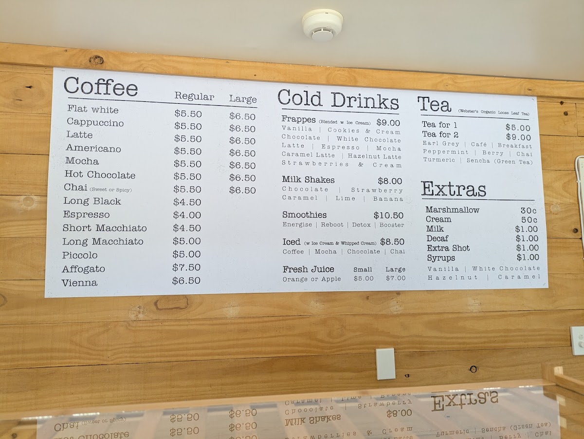 Debrief Cafe Photo Menu 2
