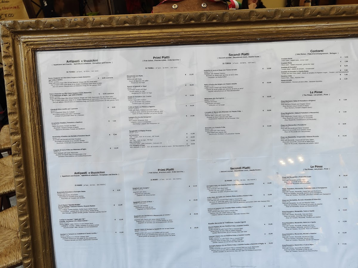 A'Gostino 'RistoranteTrattoria' Photo Menu 1