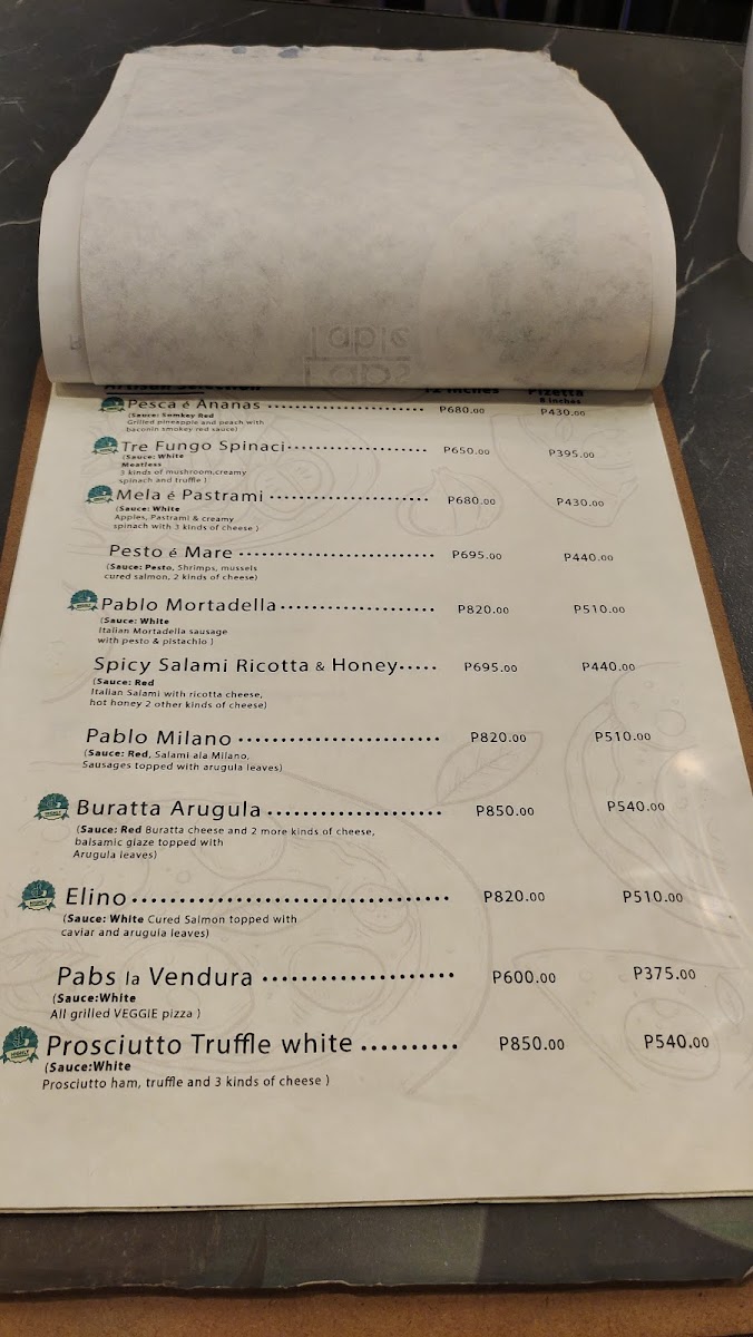 Pabs Table: Bistro & Bakery Photo Menu 1