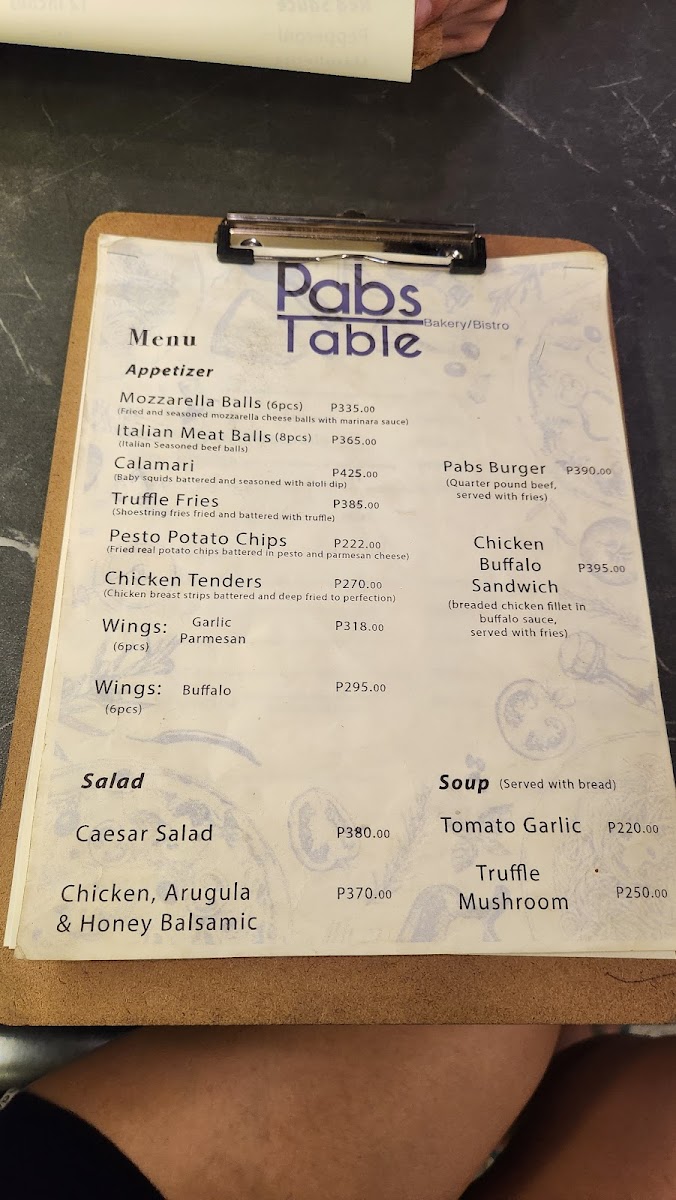 Pabs Table: Bistro & Bakery Photo Menu 7