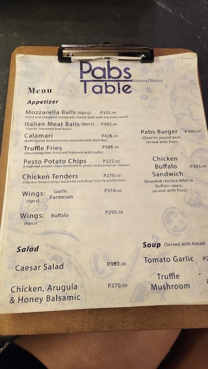 Pabs Table: Bistro & Bakery Photo Menu 8