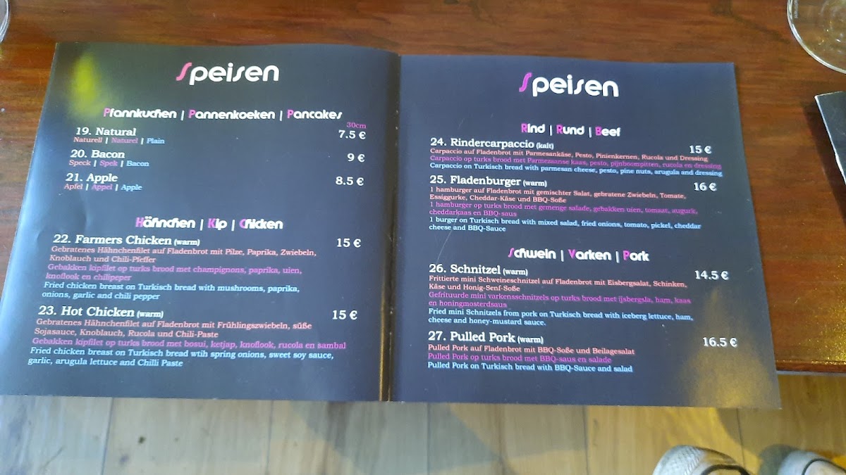 Bistro Panorama Photo Menu 10