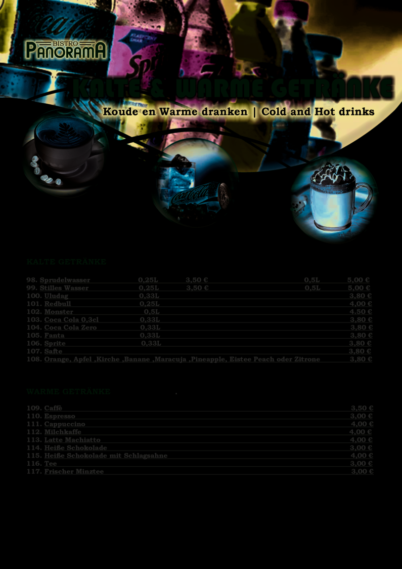 Bistro Panorama Photo Menu 5