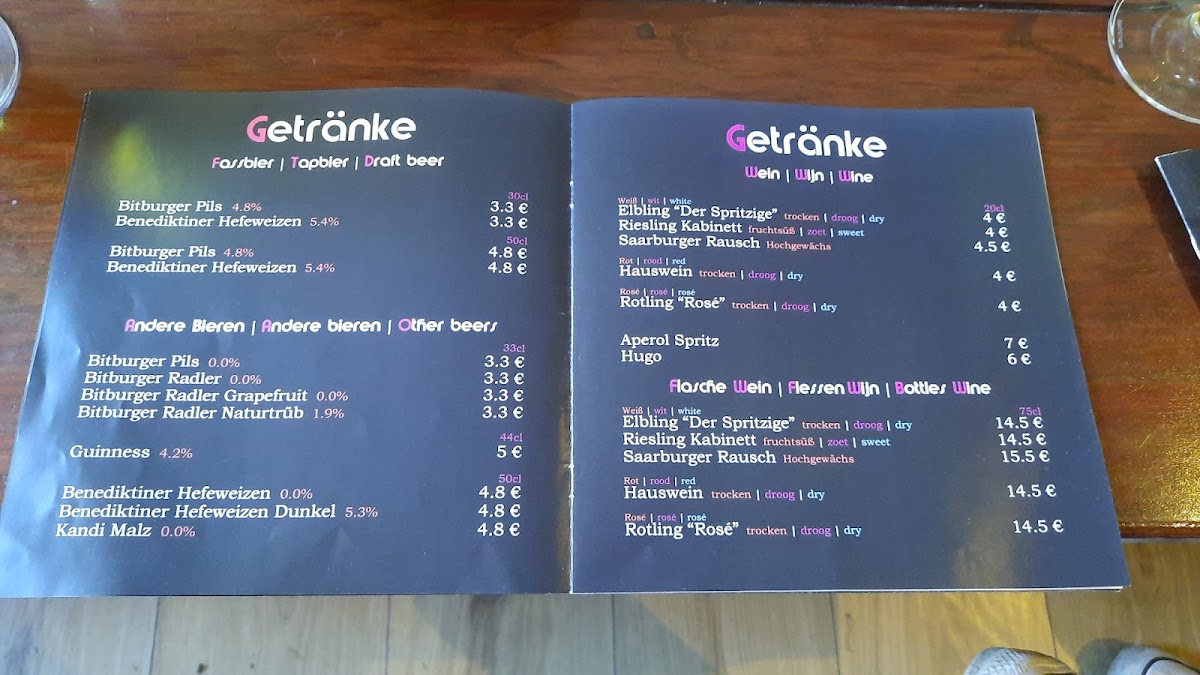 Bistro Panorama Photo Menu 9