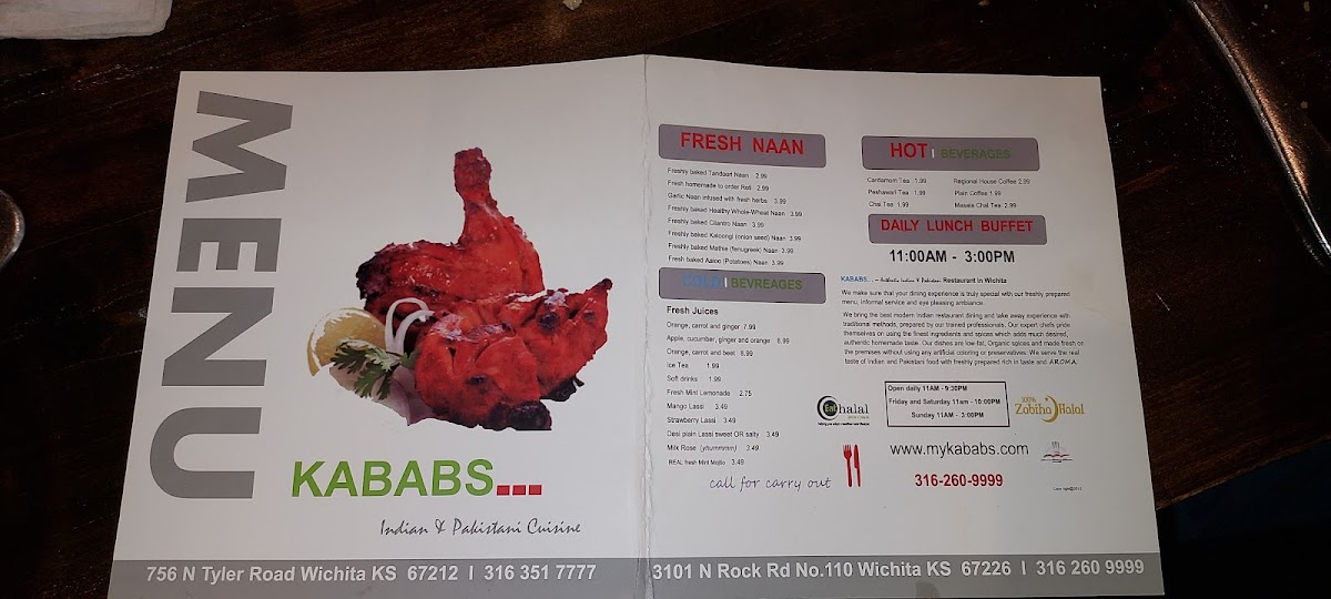 Kababs Photo Menu 6