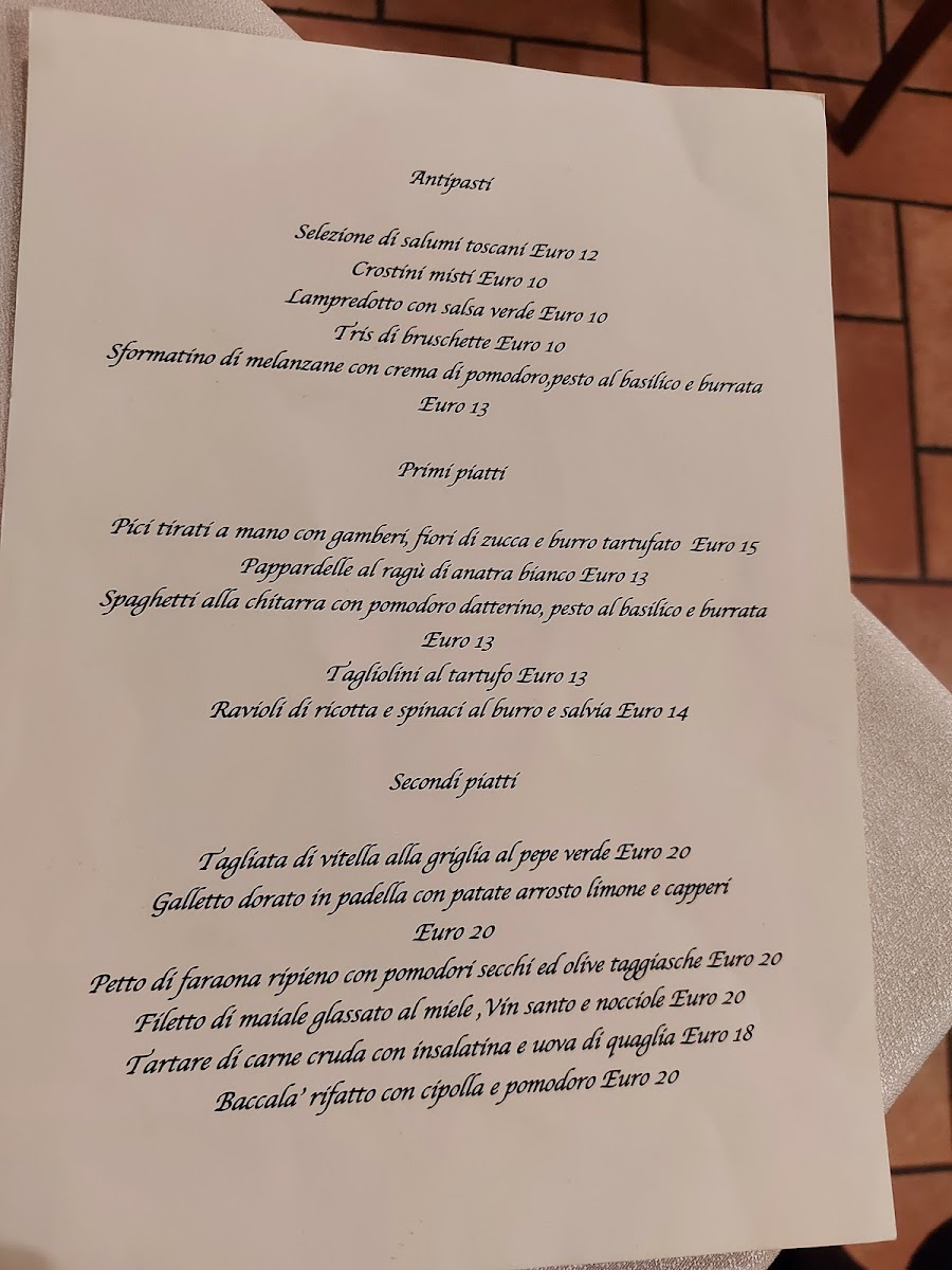 Antica Fonte Photo Menu 2