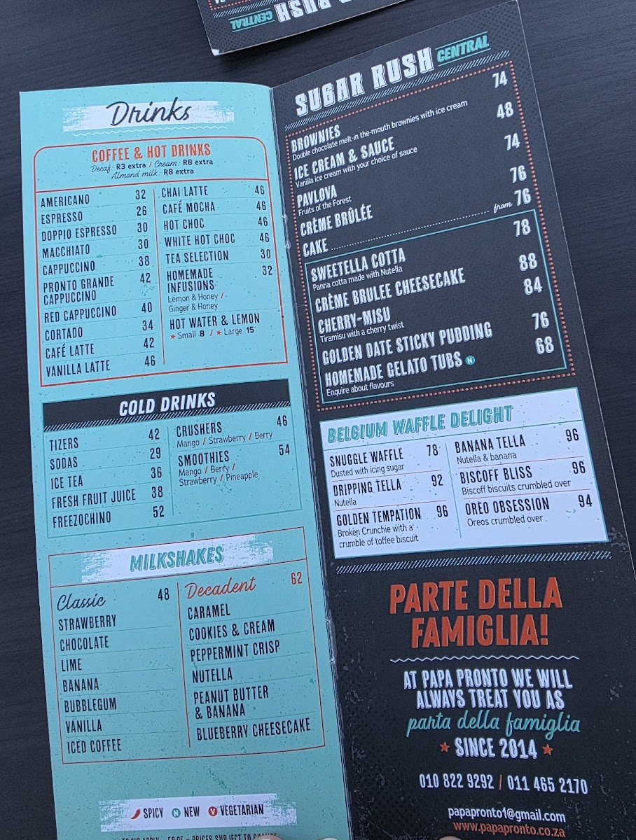 Papa Pronto - Witkoppen Photo Menu 5