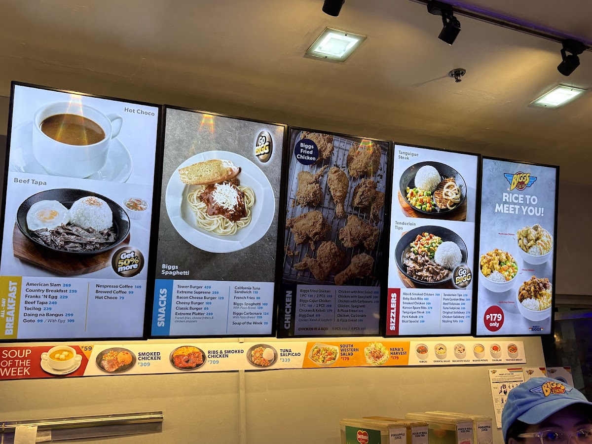 BIGGS Daraga Photo Menu 1