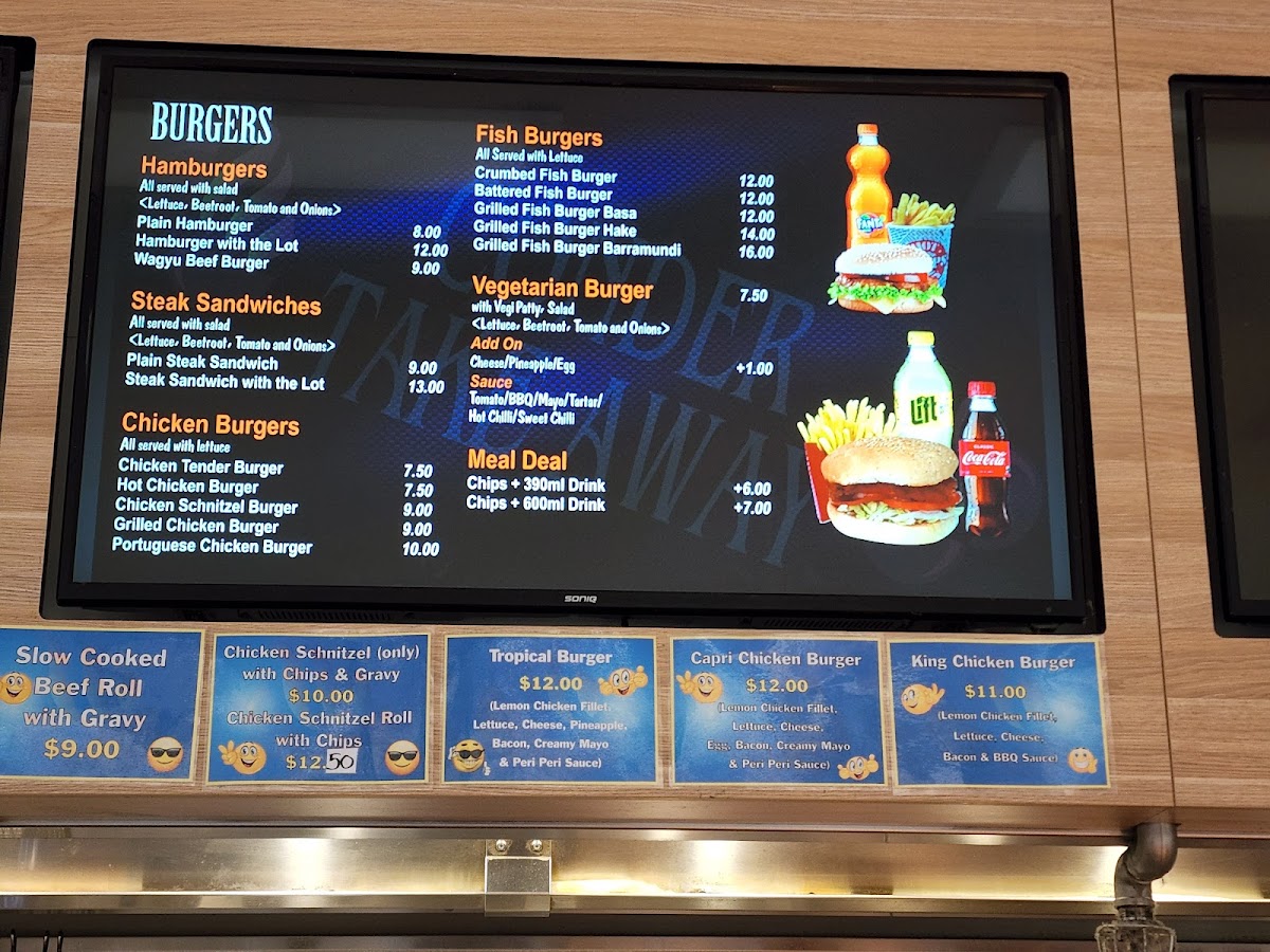 Conder Takeaway Photo Menu 3