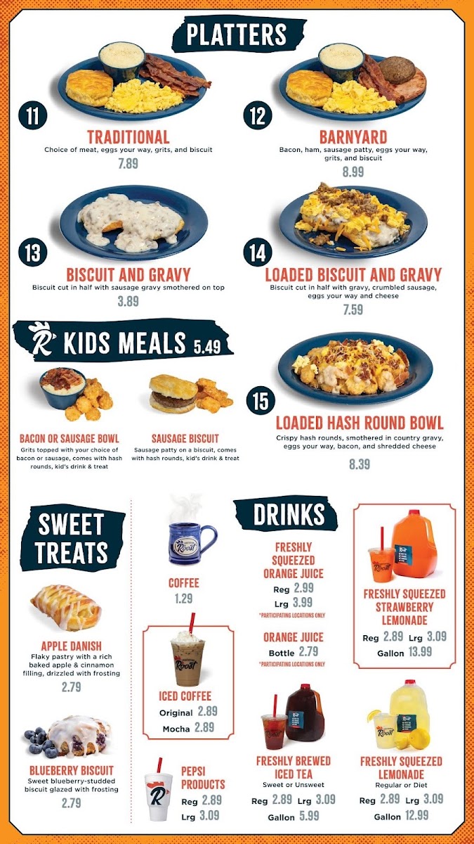 Southern Roost - Baxley Photo Menu 1