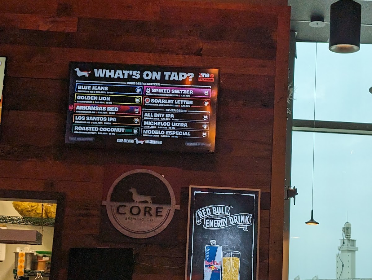 Core Brewing Company, XNA Photo Menu 6