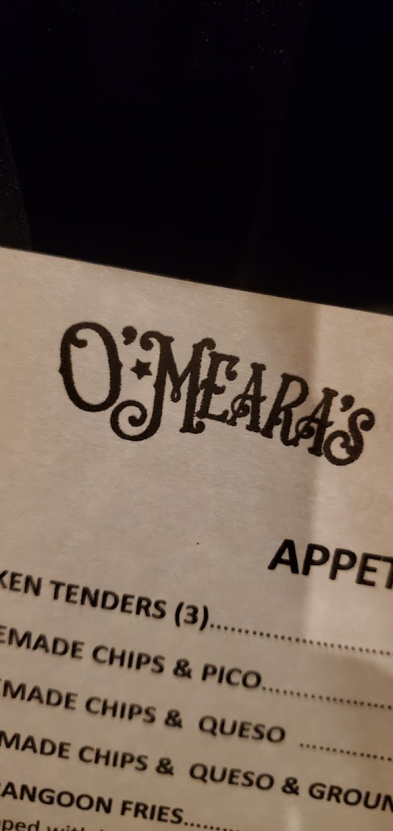 O'Meara's and Two Doors Down Photo Menu 10