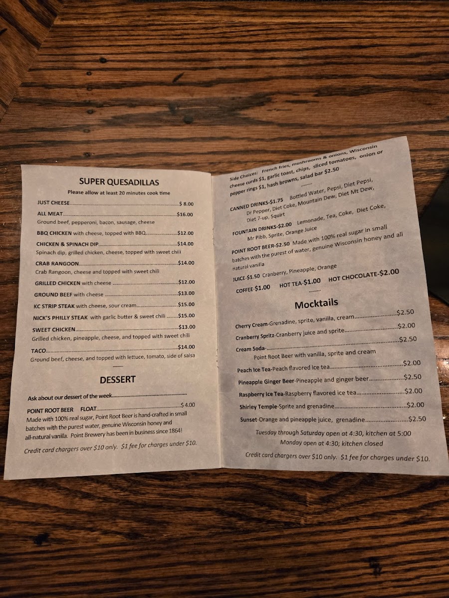 O'Meara's and Two Doors Down Photo Menu 7