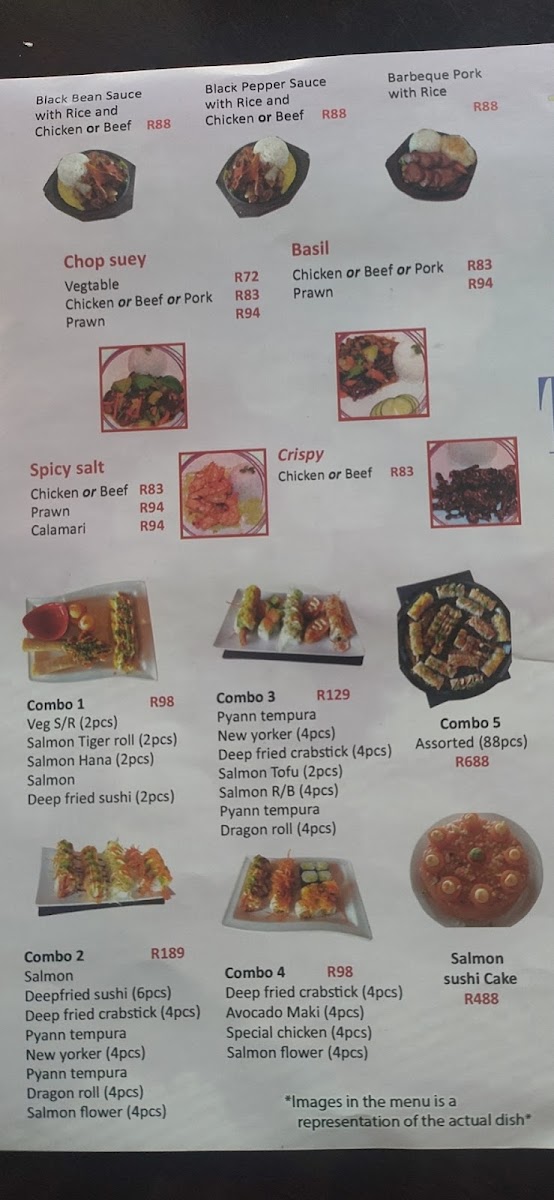 Kamiya Sushi Photo Menu 4